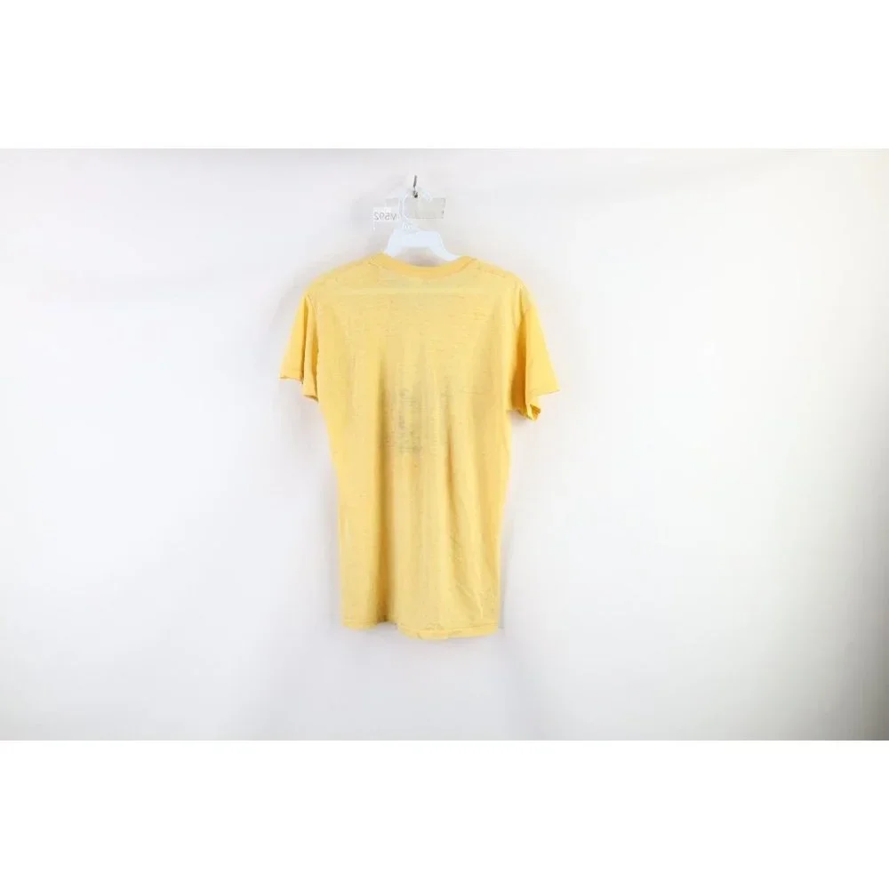 Vtg 70s Mens Large Thrashed Thin Spell Out King Kong Short Sleeve T-Shirt USA - Picture 15 of 16